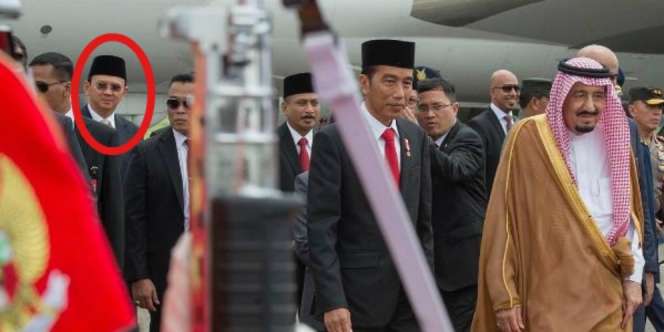 Heboh Foto Ahok Salaman dengan Raja Salman