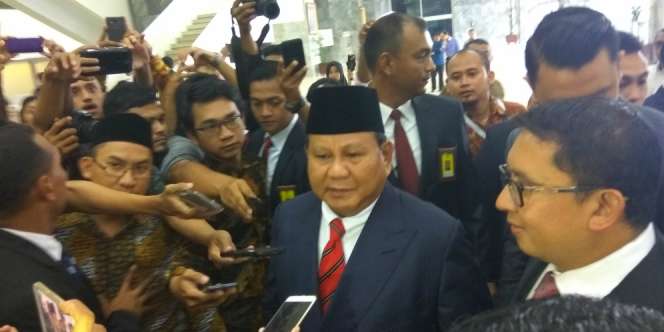 Hadiri Pidato Raja Saudi di DPR, Ini Harapan Prabowo Subianto