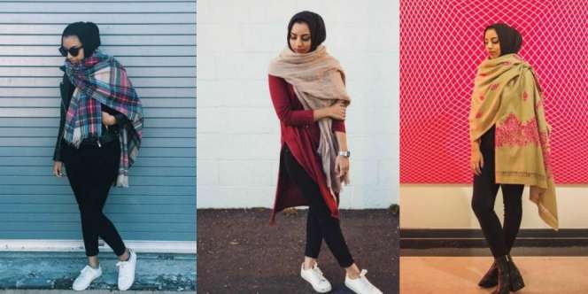 Kreasi Shawl Bikin Item Fashion Lebih Kece