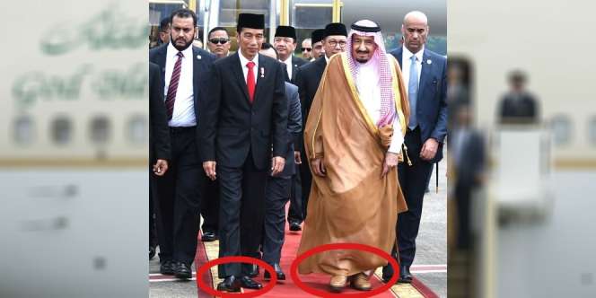 Lupakan Pangeran Tampan, Sepatu Raja Salman Kini Jadi Sorotan