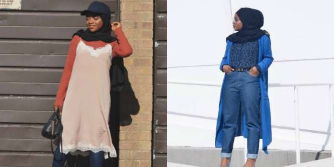 Idayat Sanni, Blogger Nigeria Terlihat Keren Kenakan Denim