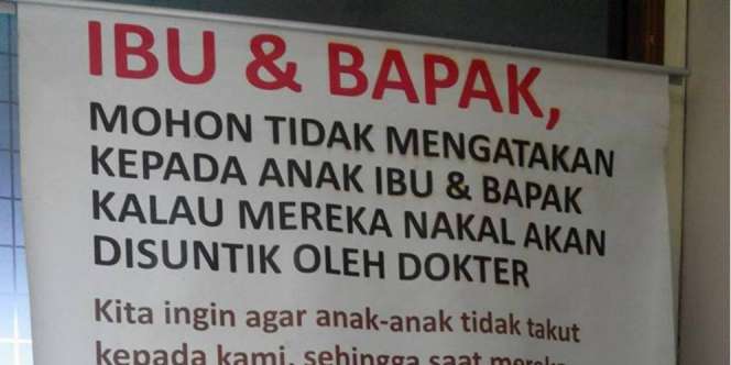 Banner di RS Islam Klaten Ini Penting Dibaca Orangtua
