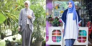 Intip Gaya Artis Berhijab dalam Balutan Outer ala Jepang 