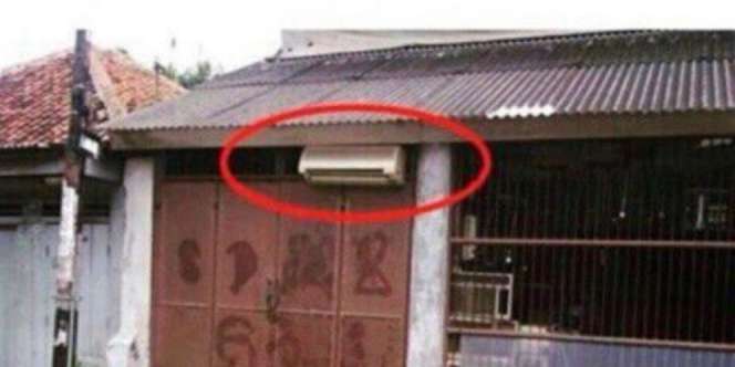 Kocak, Pasang AC Indoor di Luar Ruangan