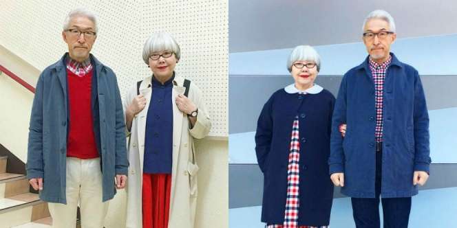 Kakek Nenek Tampil Stylish Jadi Bintang di Instagram