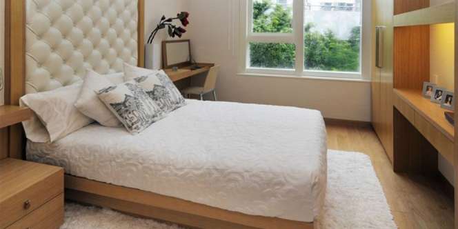 Kamar Tidur Mungil Terlihat Apik, Ini Triknya
