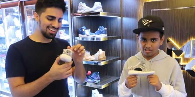 Heboh Bocah dengan Koleksi Sepatu Seharga Rp 13 M Lebih!