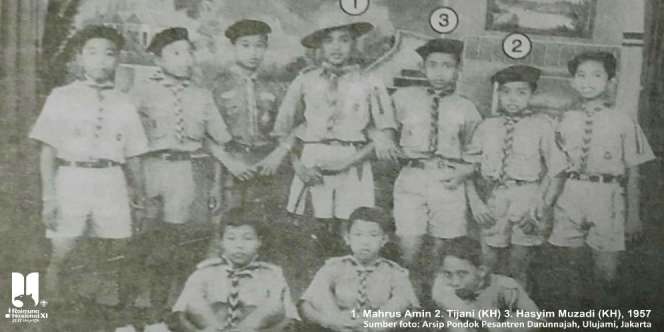 KH Hasyim Muzadi Pandu Pramuka Sejati