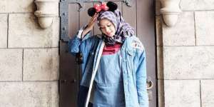 #HOTD: Suatu Hari dengan Nuansa Denim Ala Indah Nada Puspita