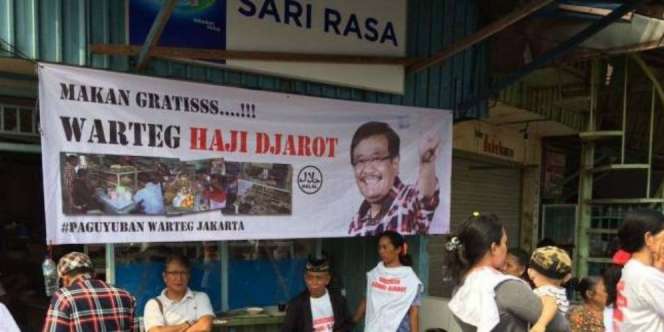 Dukungan Unik Penjual Warteg Buat Ahok-Djarot