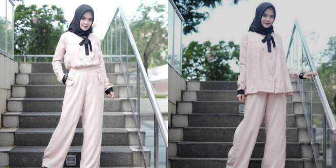 Begini Cara Hijaber Tampil Kece dengan Blouse