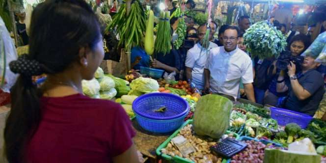 Begini Konsep Pasar Tradisional Nyaman dari Cagub Anies