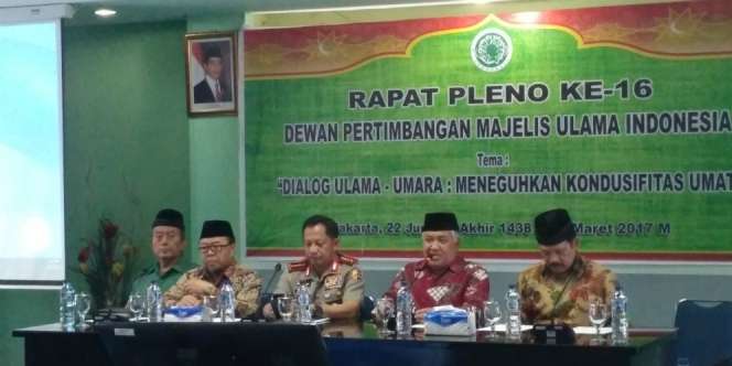Kapolri dan Dewan Pertimbangan MUI Bahas Persoalan Kekinian