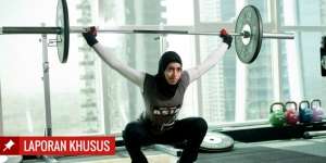 Amna Al Haddad, Kekuatan Sang Lifter Berhijab