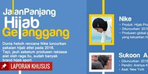 [INFOGRAFIS] Jejak Hijab di Gelanggang