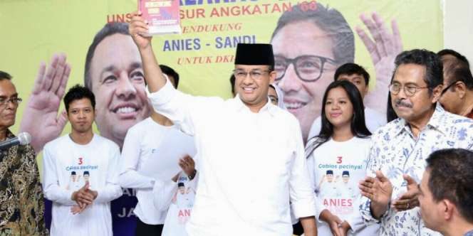 Unsur Angkatan 66 Nyatakan Dukungan ke Anies-Sandiaga