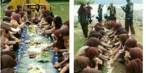 Heboh Foto Pramuka Makan Beralas Tanah, Ini Kata Adyaksa Dault