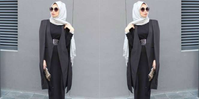 Ingin Tampil Edgy? Tengok Gaya Hijaber Cantik Ini