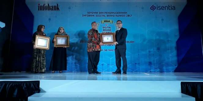 BRI Syariah Sabet Penghargaan Digital Brand Award 2017