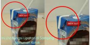 Terkuak! Ternyata Ini Fungsi Lipatan di Kemasan Minuman Kotak