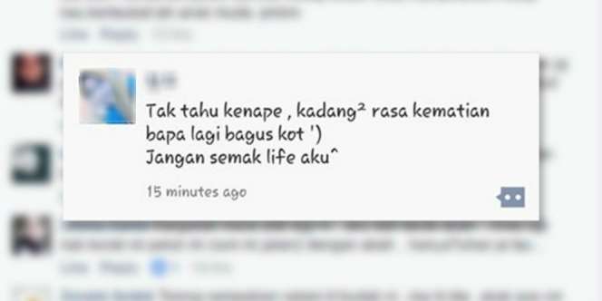 Unggah Status Doakan Ayah Cepat Mati, Gadis Ini Panen Kecaman