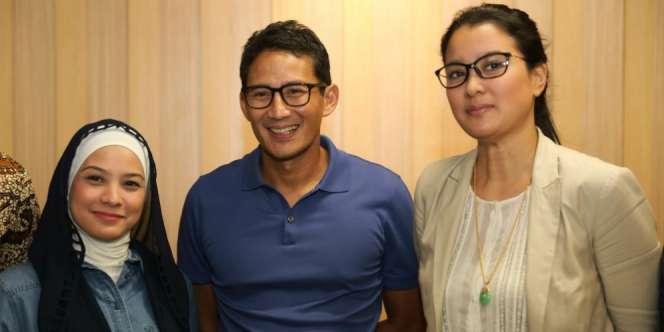 Permintaan Khusus Marcella Zalianty kepada Sandiaga Uno