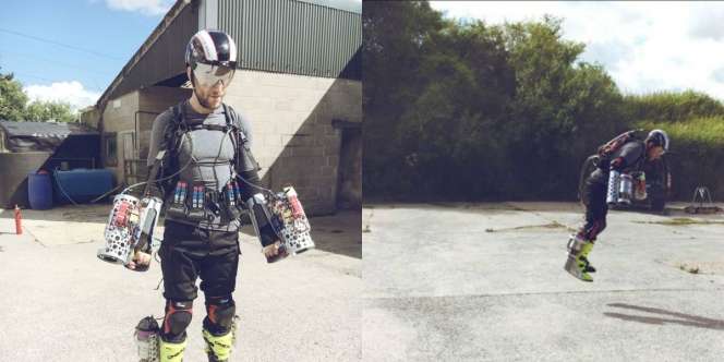 Wow! Veteran Militer Ciptakan Kostum Iron Man, Persis di Film