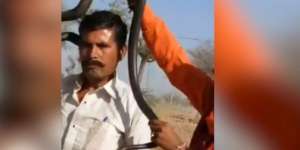 Biar Keren Foto sama Ular Kobra, Ngeri! Malah Jadinya Begini