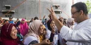 Hitung Cepat Sementara: Anies-Sandi 55%, Ahok-Djarot 45%