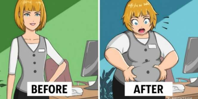 10 Profesi yang Bisa Menimbulkan Masalah Kegemukan