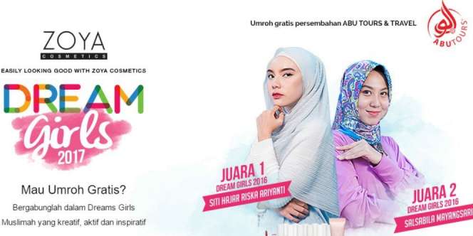 Buruan Daftar Dream Girls! Hadiah Umroh Gratis Menanti Kamu
