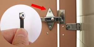 Hati-hati Jika Ada Model Sekrup Kunci Kamar Mandi Seperti Ini