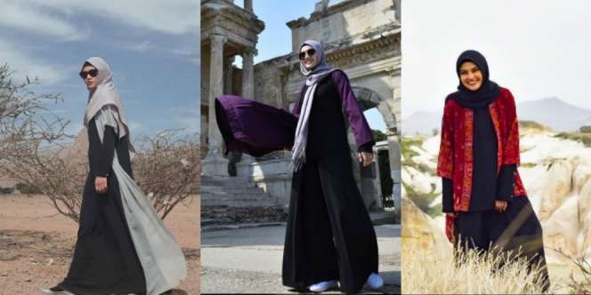 Outfit Modis Zeezee Shahab Saat Umrah dan Traveling