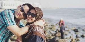 Romantis, Foto-foto Umroh Ben Kasyafani-Nesya Nabila