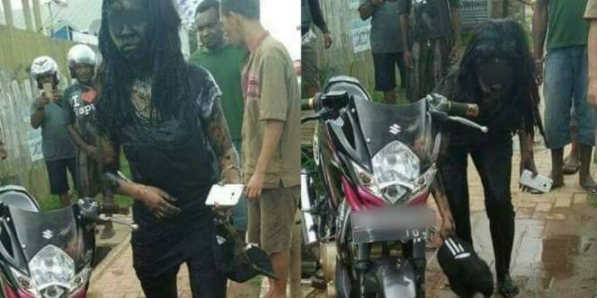 Foto Ini Jadi Viral, Si Gadis Jatuh ke Selokan Gara-gara...
