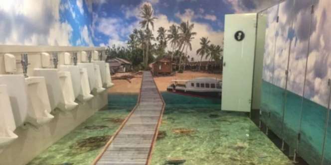 Toilet Bandara Balikpapan Jadi Viral, Desainnya Keren Banget!