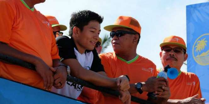 Rio Haryanto Terkagum-kagum Lihat Keindahan Pulau Bintan