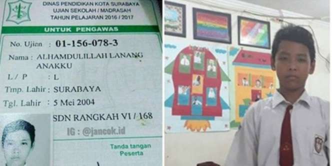 Kisah di Balik Nama `Alhamdulillah Lanang Anakku`