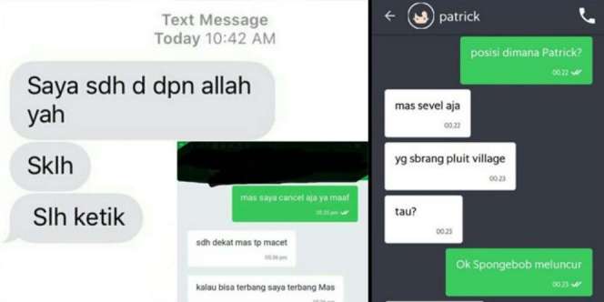 12 Percakapan Terkocak Ojek Online dan Penumpangnya