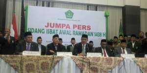 Pemerintah Tetapkan 1 Ramadan 1438 H Jatuh Pada Sabtu 27 Mei