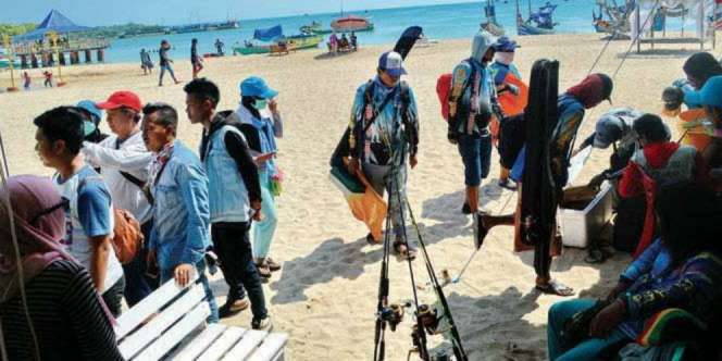 Pulau Gili Genting Sumenep Jadi Destinasi Wisata Mancing