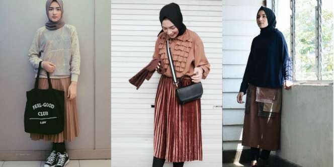 Tampilkan Padupadan Midi Dress yang Kekinian ala Selebgram