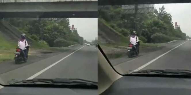 The Power of Emak-emak Kembali! Kali ini Terobos Tol Pasteur