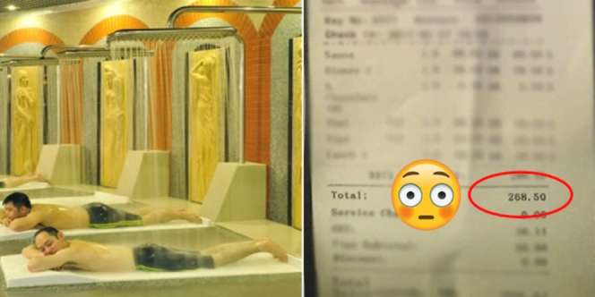 Si Pria Kaget Lihat Tagihan Spa yang Diterimanya
