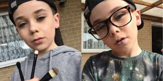 Wow, Bocah 10 Tahun Ini Jago Merias Wajah