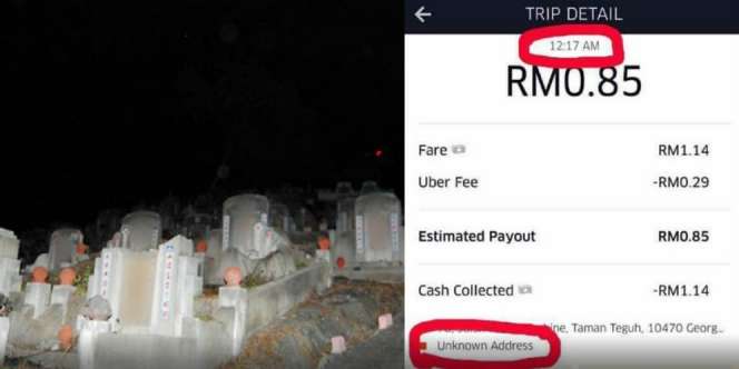 Sopir Taksi Online Disuruh Jemput ke Kuburan, yang Terjadi...