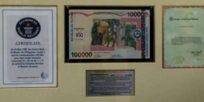 Uang Kertas Terbesar di Dunia, Lebih Besar dari Kertas A4