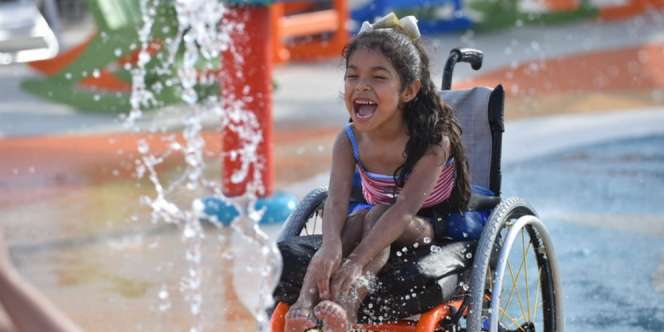 Taman Air Ini Diciptakan Khusus untuk Anak Disabilitas