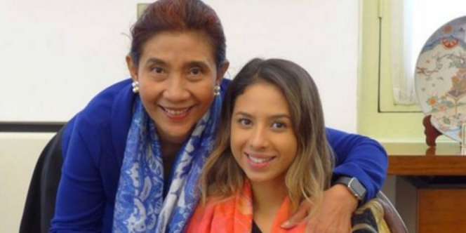 Hal Menarik di Balik Kecantikan Nadine, Putri Susi Pudjiastuti