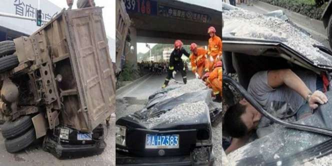 13 Potret Orang yang Lolos dari Maut, Bikin Merinding